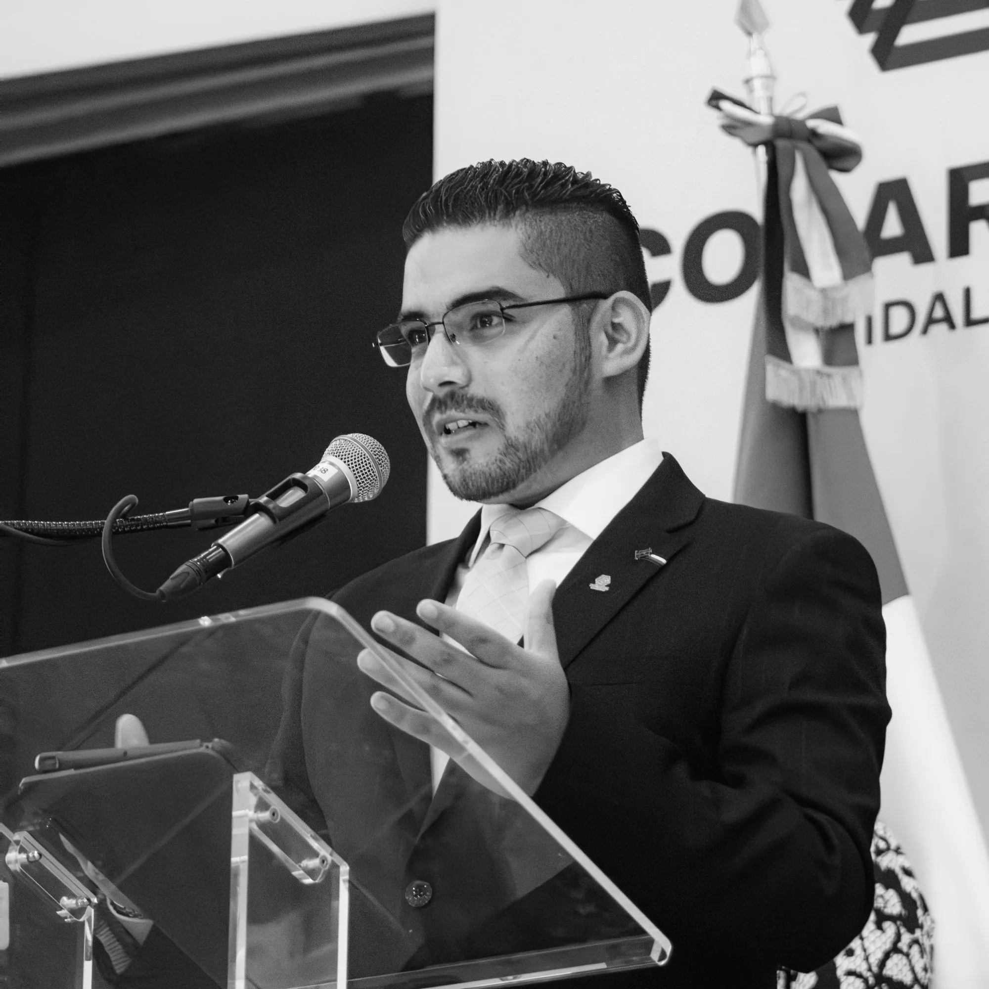 Rodrigo Canseco en conferencia